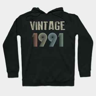 Vintage 1991 29th Birthday Gift Men Women Hoodie